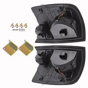 DURAFORCE Black Housing Smoked Lens Tail Lights Brake Lamps Fit For Dodge Ram 1500 09-18