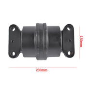 DURAFORCE Bottom Roller for Komatsu PC75UU-3 PC78US-6 PC78US-8 PC78UU-6 201-30-00314 Black
