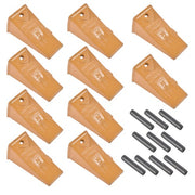 DURAFORCE X156 X156S Dirt Teeth Bucket Teeth/Tooth with P156 Roll Pins 10PCS Alloy Steel