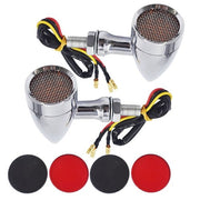 DURAFORCE For Sportster XL 1200 883 Iron Motorcycle LED Turn Signal Lights Chrome