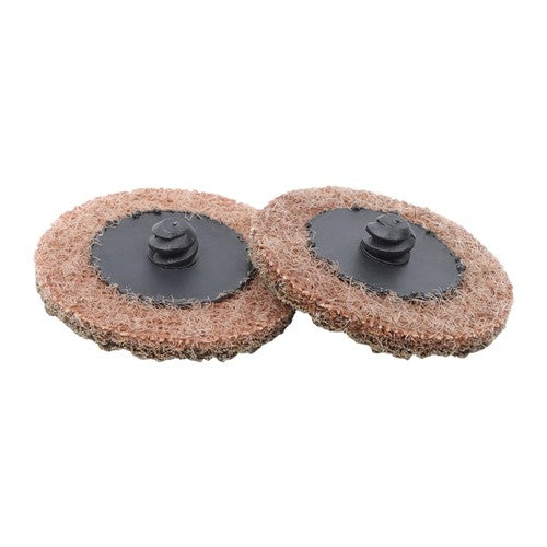 DURAFORCE Surface Conditioning Quick Change Discs, 2" Tan (Coarse) Prep Pad - 25 Pack