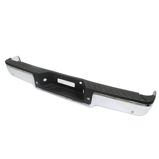 DURAFORCE Rear Chrome Step Bumper Assembly For Ford F150 04-06 W/ Object Sensor Holes