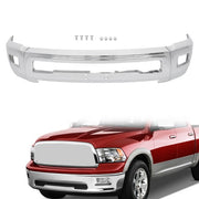 DURAFORCE Chrome Split Front Bumper Without Sensor Hole For Dodge RAM 2500 3500 2010-2018