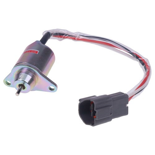DURAFORCE Fuel Stop Solenoid For Yanmar Engines 2TNV56 2TNV70 3TN66L 3TNE68 3TNE78A 3TNE84