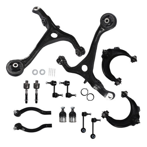 DURAFORCE For Honda Accord K620617 Front Upper Lower Control Arms Rear Sway Bars Kit 14pcs