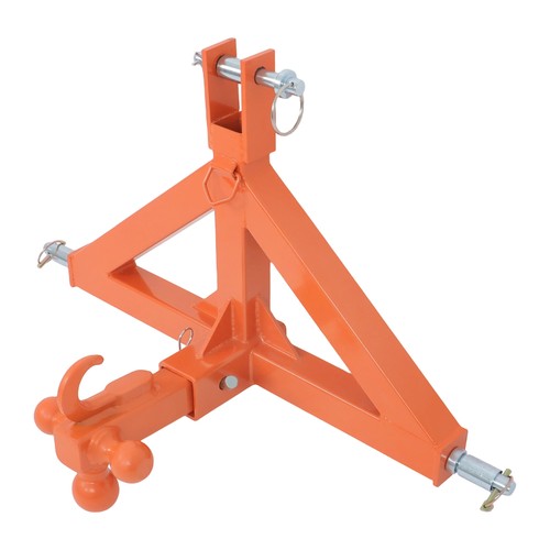 DURAFORCE Quick Hitch Adapter For Kubota Tractor 3 Point 2" Trailer Hitch Receiver Drawbar