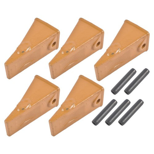DURAFORCE X156 X156S Dirt Teeth Bucket Teeth/Tooth with P156 Roll Pins 5 PCS Alloy Steel