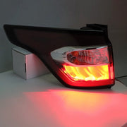 DURAFORCE 2pcs Left+Right Red Rear Tail Lights Brake Lamp For 2017-2019 Ford Escape Kuga