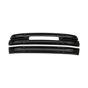DURAFORCE For 2019-2022 GMC Sierra 1500 SLT AT4 Grille Covers Grill Overlay Gloss Black
