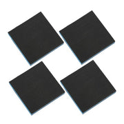 DURAFORCE 6" x 6" x 7/8" EVA Rubber Shock-absorbing Pad 4Pcs Anti Vibration Pads