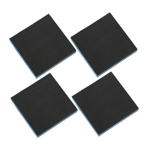 DURAFORCE 6" x 6" x 7/8" EVA Rubber Shock-absorbing Pad 4Pcs Anti Vibration Pads