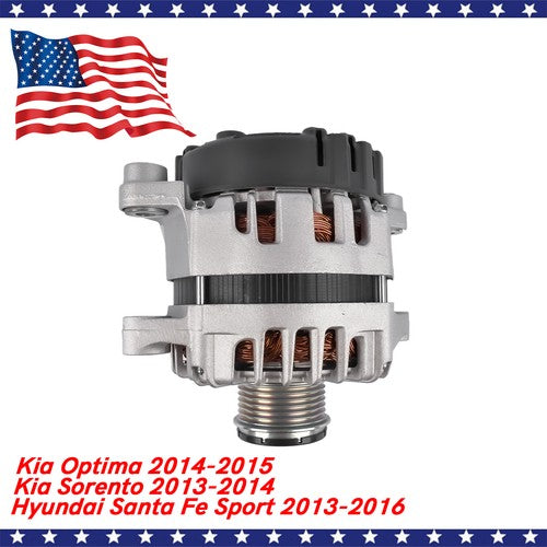 DURAFORCE Alternator for Hyundai Santa Fe Sport 2013-2016 Kia Optima 2014-2015 2.4L 150A