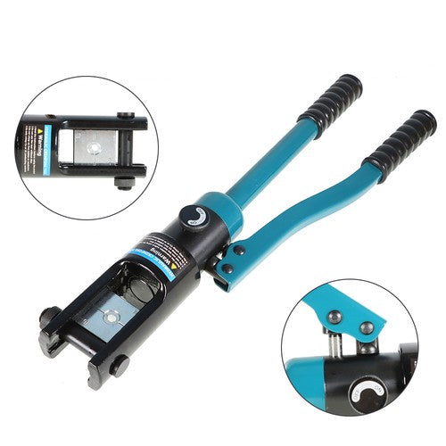 DURAFORCE Hydraulic Clamp Wire Crimper Battery Cable Crimping Tool New 16T+13Mold