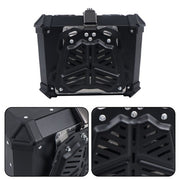 DURAFORCE 45L Motorcycle Top Box with Safety Lock Waterproof Trunk Luggage Storage Case
