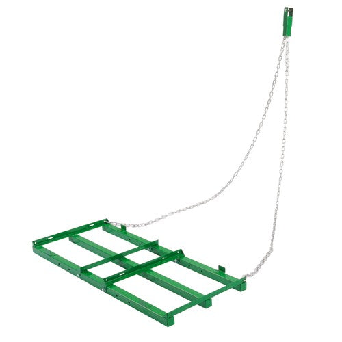 DURAFORCE Yard Lawn Leveling Tool 4 Ft Drag Harrow W/Chaic For ATV/UTV Tractor