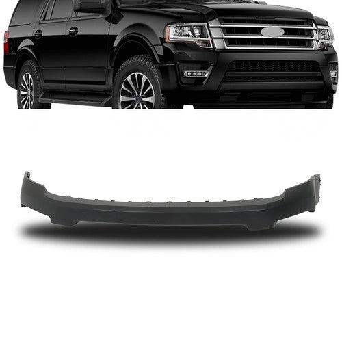 DURAFORCE Front Bumper Upper Cover Without Sensor Holes Fit For Ford Expedition 2015-2017