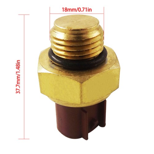 DURAFORCE Fit For 19206-102-000 HiSun Water Temperature Fan Switch Radiator Sensor
