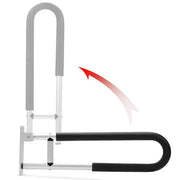 DURAFORCE Folding Handicap Grab Bars Rails Toilet Handrails Bathroom Support Safety Rail