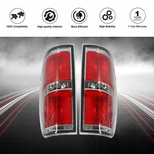 DURAFORCE FO2818148 Left+Right Tail Lights Brake Lamps For Ford F150 F-150 Series 09-14