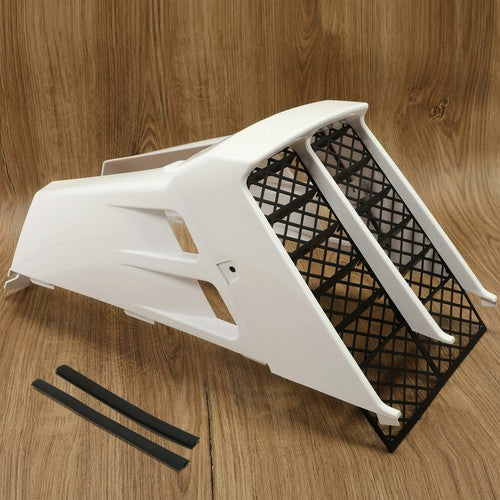 DURAFORCE For Yamaha Banshee 350 87-06 Gas Tank Side Covers White w/ Radiator Cover Grille