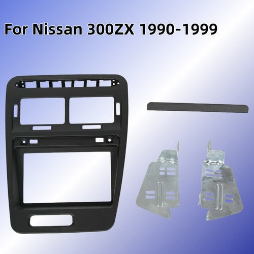 DURAFORCE Double Din Car Radio Stereo Dash Kit Bezel for 1990-1999 Nissan 300ZX LHD