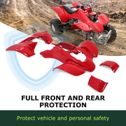 DURAFORCE For Honda TRX 400EX TRX400EX 1999-2004 ABS Front+Rear plastic Fender #11743-12