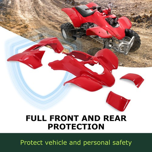 DURAFORCE For Honda TRX 400EX TRX400EX 1999-2004 ABS Front+Rear plastic Fender #11743-12