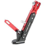 DURAFORCE CNC Adjustable Motorcycle Kickstand Foot Side Support Stand Aluminum Alloy