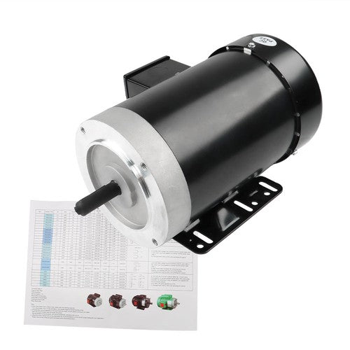 DURAFORCE 1800 RPM 2 HP General Electric Motor 3 Phase 56C Frame TEFC 230 / 460 Volt New