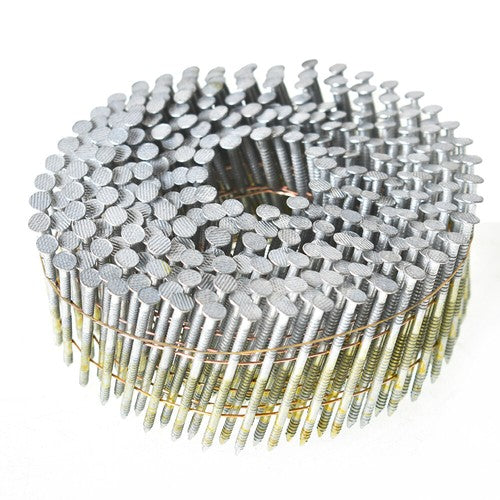 DURAFORCE 3600Pcs Siding Nails 1-1/2” x .092” 15 Degree Collated Wire Coil Full Round Head