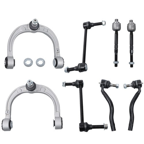 DURAFORCE 8X For Mercedes Benz ML350 2006-2011 Control Arms Ball Joint Outer Tie Rod Link