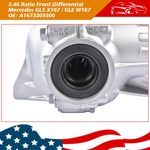DURAFORCE Front Differential A1673305500 3.46 Ratio for Mercedes GLS GLE W167 2020-2025