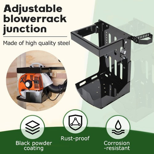 DURAFORCE Trailer Back Pack Sprayer Blower Rack For Open & Enclosed Lawn Landscape Trucks