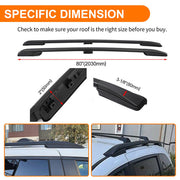 DURAFORCE Roof Rack Side Rail Luggage Cargo Carrier For For 2018-2025 Honda Odyssey