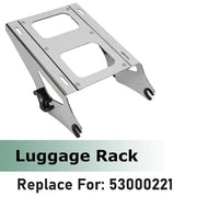 DURAFORCE Detachable Two-Up Luggage Trunk Mounting Luggage Rack For Harley Touring 14-26