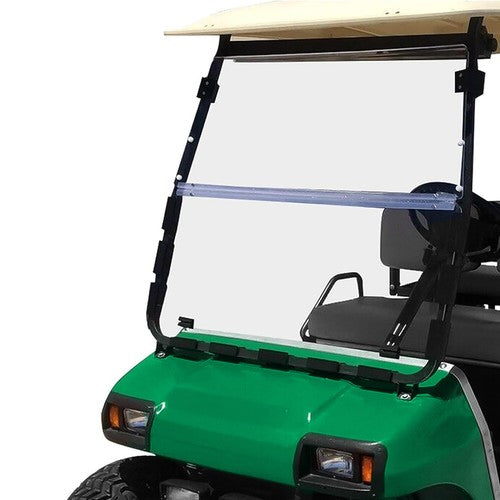 DURAFORCE Fold Down Clear Golf Cart Windshield Windscreen For 2000.5-Up Club Car DS