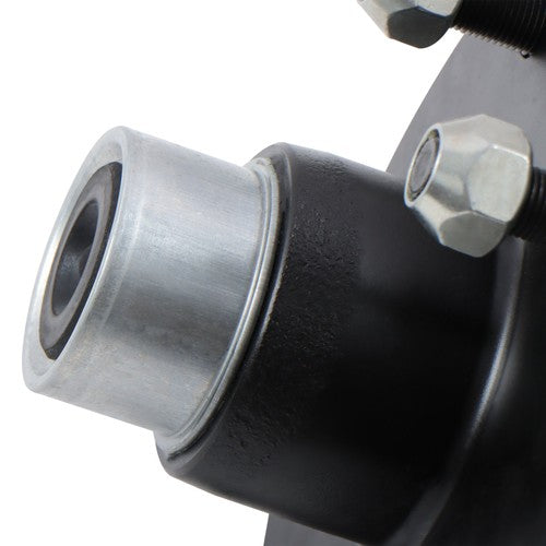 DURAFORCE 1Pc Pre-Assembled 5 x 5.5" Wheel Hub Kit & Round #84 Spindle, With Bearing Kit