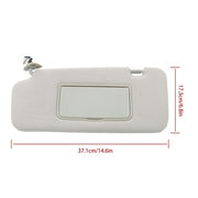 DURAFORCE Suitable For Nissan Muran 2009-13 2014 Left Side Sun Visor New Beige W/ Mirror