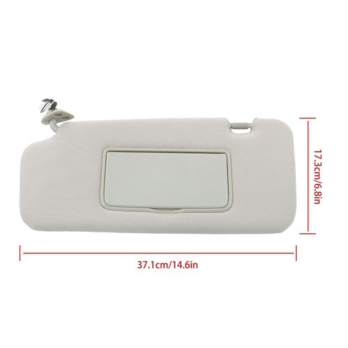 DURAFORCE Suitable For Nissan Muran 2009-13 2014 Left Side Sun Visor New Beige W/ Mirror