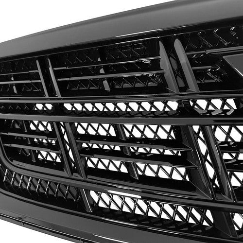 DURAFORCE Front Bumper Upper Lower Grille Grill 2PCS for 2013-2017 Cadillac XTS Black