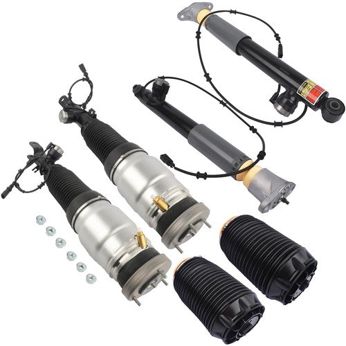 DURAFORCE Fit for Hyundai Equus 2011-2016 Shock Absorber Struts + Air Spring Bags Set of 6