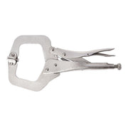 DURAFORCE Adjustable 11" Locking C Clamp Pliers Grip w/ Swivel Pad Vise Jaws 5 Pcs