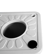 DURAFORCE White Hydroponics Tower Indoor Growing System Vertical Garden Planter 30 Holes