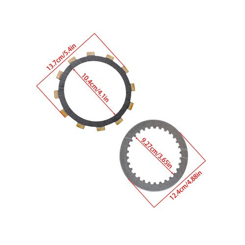 DURAFORCE For Yamaha WR250F YZ250F Clutch Friction w/ Steel Plates Spring Gasket Kit 01-13