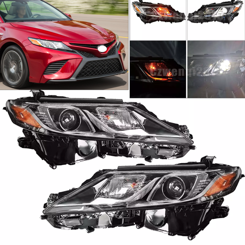 DURAFORCE LED Headlights Headlamps LH+RH for Toyota Camry L LE SE 2018 2019 2020 2021-2024