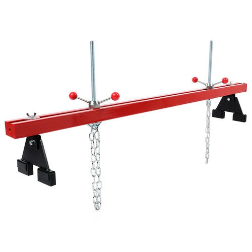 Engine Support Bar 1100lb Motor Transverse Bar Lift Holder Dual Hook Cross