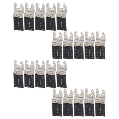 DURAFORCE 20 Pcs 35-89mm Bi-Metal Oscillating Multi Tool Saw Blades Wood Metal Cut Cutter