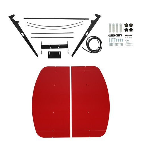 DURAFORCE Red Canopy For 52" X 52" Equipped Tractors & Mowers W/ 2" x 2" or 2" x 3" ROPS