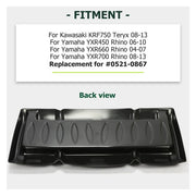 DURAFORCE 59" x 29" Hard Top Roof For Kawasaki KRF750 Teryx Yamaha Rhino YXR450F 2004-2012
