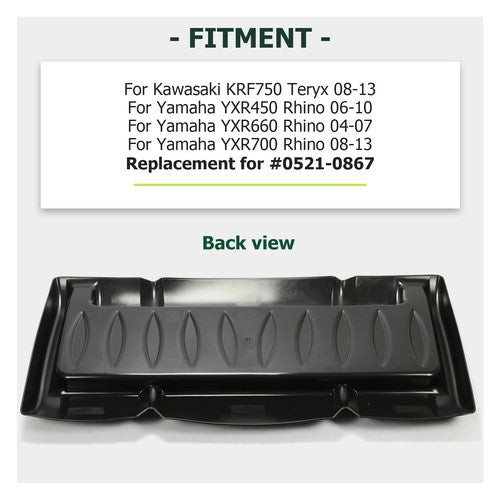 DURAFORCE 59" x 29" Hard Top Roof For Kawasaki KRF750 Teryx Yamaha Rhino YXR450F 2004-2012